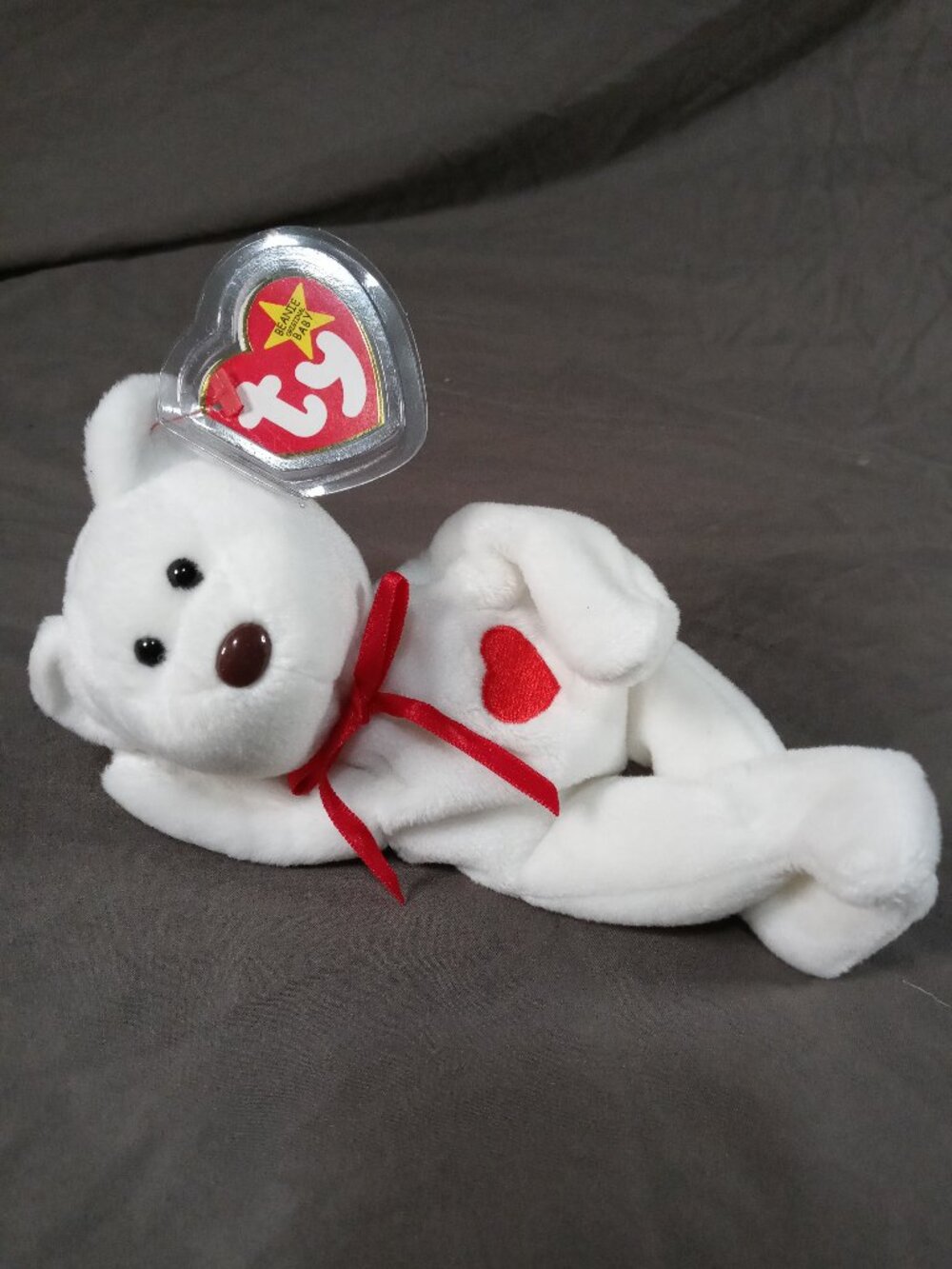 Ty Beanie Babies Collection Rare Retired Vintage 93 Valentino Plush w Tag/ Error